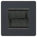 BG Evolve Matt Grey 2G Cable Brush Outlet PCDMG2GBRB Available from RS Electrical Supplies
