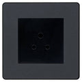 BG Evolve Matt Grey 5A Unswitched Socket PCDMG5AUSSB Available from RS Electrical Supplies