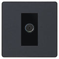 BG Evolve Matt Grey Co-axial Socket PCDMG60B Available from RS Electrical Supplies