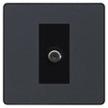BG Evolve Matt Grey Satellite Socket PCDMG61B Available from RS Electrical Supplies