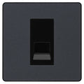 BG Evolve Matt Grey Secondary Telephone Socket PCDMGBTS1B Available from RS Electrical Supplies