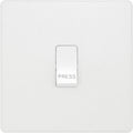 BG Evolve Pearl White 10A Retractive Press Switch PCDCL14W Available from RS Electrical Supplies