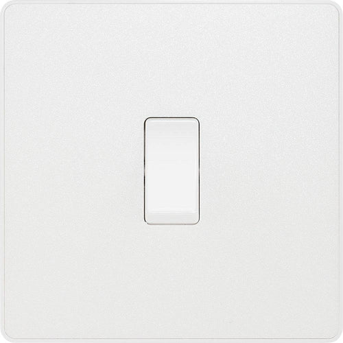 BG Evolve Pearl White 1G 2W Light Switch PCDCL12W