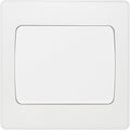 BG Evolve Pearl White 1G 2W Wide Rocker Light Switch PCDCL12WW Available from RS Electrical Supplies