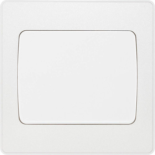 BG Evolve Pearl White 1G 2W Wide Rocker Light Switch PCDCL12WW