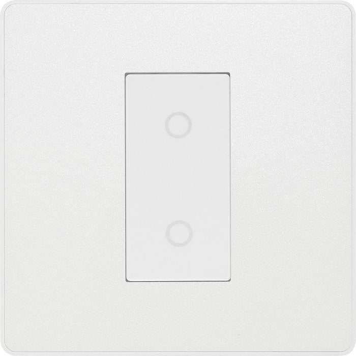 BG Evolve Pearl White 1G  Master Touch Dimmer Switch PCDCLTDM1W Available from RS Electrical Supplies