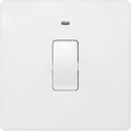 BG Evolve Pearl White 20A Double Pole Switch with LED PCDCL31W Available from RS Electrical Supplies