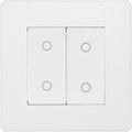 BG Evolve Pearl White 2G Secondary Touch Dimmer Switch PCDCLTDS2W Available from RS Electrical Supplies