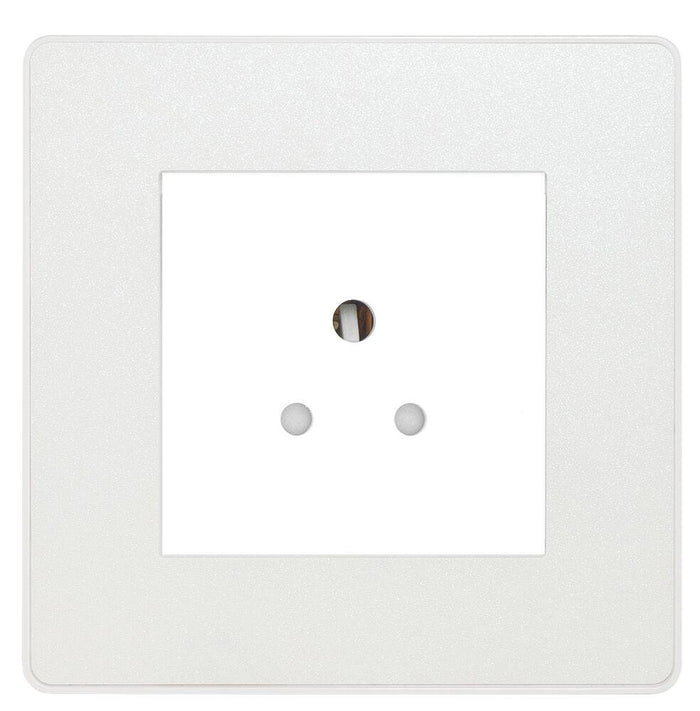 BG Evolve Pearl White 5A Unswitched Socket PCDCL5AUSSW Available from RS Electrical Supplies