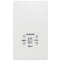 BG Evolve Pearl White Dual Voltage Shaver Socket PCDCL20W Available from RS Electrical Supplies