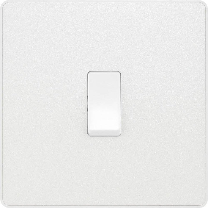 BG Evolve Pearl White Intermediate Light Switch PCDCL13W Available from RS Electrical Supplies
