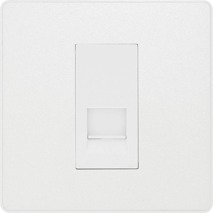 BG Evolve Pearl White Master Telephone Socket PCDCLBTM1W Available from RS Electrical Supplies