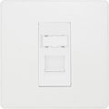 BG Evolve Pearl White RJ45 Cat6 Data Outlet PCDCLRJ4516W Available from RS Electrical Supplies
