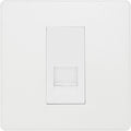 BG Evolve Pearl White Secondary Telephone Socket PCDCLBTS1W Available from RS Electrical Supplies