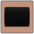 BG Evolve Polished Copper 1G 2 Way Wide Rocker Light Switch PCDCP12WB Available from RS Electrical Supplies