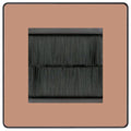 BG Evolve Polished Copper 2G Brush Outlet PCDCP2GBRB Available from RS Electrical Supplies