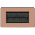 BG Evolve Polished Copper 4G Brush Outlet PCDCP4GBRB Available from RS Electrical Supplies