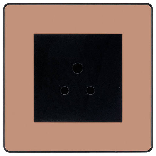 BG Evolve Polished Copper 5A Unswitched Socket PCDCP5AUSSB Available from RS Electrical Supplies