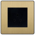 BG Evolve Satin Brass 5A Unswitched Socket PCDSB5AUSSB Available from RS Electrical Supplies