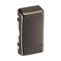 BG Grid Black Nickel Engraved 'Freezer' Rocker RRFZBN Available from RS Electrical Supplies
