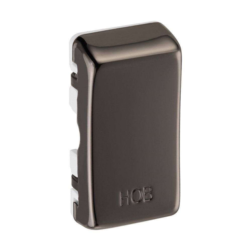 BG Grid Black Nickel Engraved 'Hob' Rocker RRHBBN | RS Electrical Supplies
