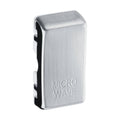 BG Grid Brushed Steel Engraved 'Microwave' Rocker RRMWBS Available from RS Electrical Supplies