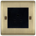 BG Nexus Metal Antique Brass 5A Unswitched Socket NAB29MB Available from RS Electrical Supplies