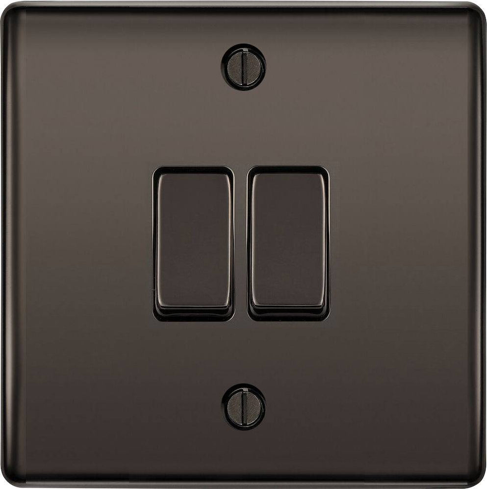 Black Nickel Intermediate Light Switches | RS Electrical Supplies