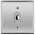 BG Nexus Metal Brushed Steel Flex Outlet NBSFLEX