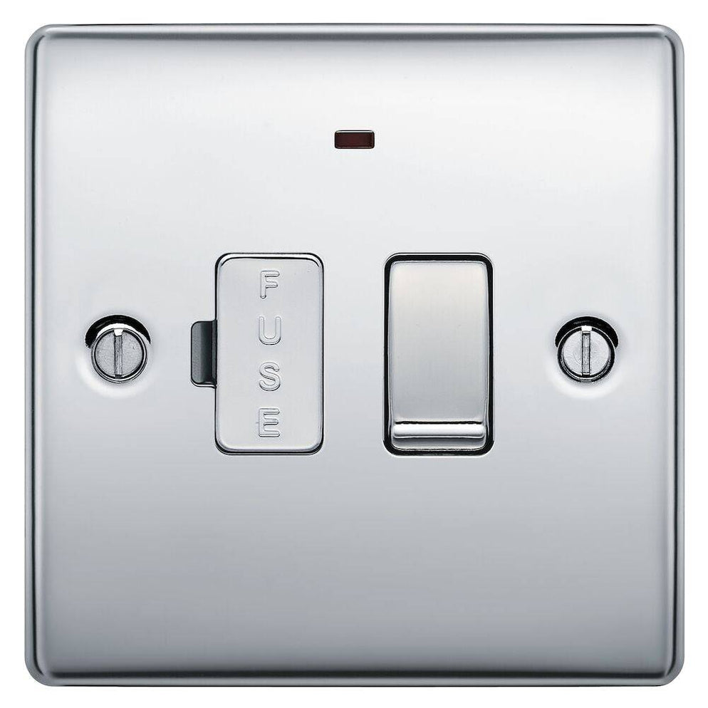 BG Nexus Metal Polished Chrome 13A Switched Spur with Neon NPC52 | RS ...