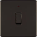 BG Nexus Screwless Black Nickel 20A Double Pole Switch with Neon FBN31 Available from RS Electrical Supplies