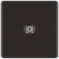 BG Nexus Screwless Black Nickel Co-axial Socket FBN60 Available from RS Electrical Supplies