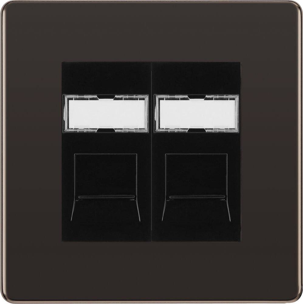 Presa RJ45 CAT5E U/UTP Non Schermata Nera Item 50103 - Foto 7