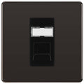 BG Nexus Screwless Black Nickel RJ45 Cat6 Data Outlet FBNRJ4516B Available from RS Electrical Supplies