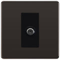 BG Nexus Screwless Black Nickel Satellite Socket FBN64B Available from RS Electrical Supplies