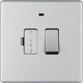 BG Nexus Screwless Brushed Steel 13A Switched Spur with Neon FBS52 Available from RS Electrical Supplies