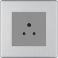 BG Nexus Screwless Brushed Steel 5A Unswitched Socket FBS29MG Available from RS Electrical Supplies