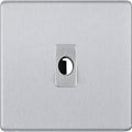 BG Nexus Screwless Brushed Steel Flex Outlet FBSFLEX Available from RS Electrical Supplies