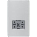 BG Nexus Screwless Brushed Steel Shaver Socket FBS20G Available from RS Electrical Supplies