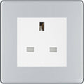 BG Nexus Screwless Polished Chrome 13A Unswitched Socket FPCUSSW Available from RS Electrical Supplies