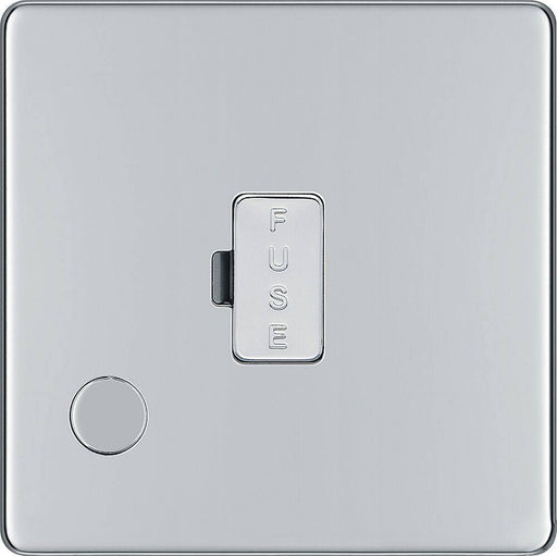 BG Nexus Screwless Polished Chrome 13A Unswitched Spur with Flex FPC55 Available from RS Electrical Supplies