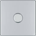 BG Nexus Screwless Polished Chrome 1G Dimmer Switch FPC81 Available from RS Electrical Supplies