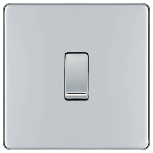 BG Nexus Screwless Polished Chrome 20A Double Pole Switch FPC30 Available from RS Electrical Supplies