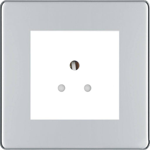 BG Nexus Screwless Polished Chrome 2A Unswitched Socket FPC28MW Available from RS Electrical Supplies