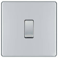 BG Nexus Screwless Polished Chrome Intermediate Light Switch FPC13 Available from RS Electrical Supplies