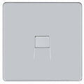 BG Nexus Screwless Polished Chrome Secondary Telephone Socket FPCBTS1 Available from RS Electrical Supplies