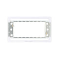 BG Screwless Flat Plate 3-4 Gang Grid Frame RFR34FP Available from RS Electrical Supplies