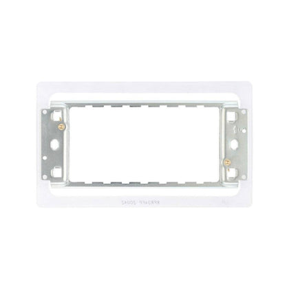 BG Screwless Flat Plate 3-4 Gang Grid Frame RFR34FP