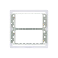 BG Screwless Flat Plate 6-8 Gang Grid Frame RFR68FP Available from RS Electrical Supplies