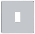 BG Screwless Flat Plate Polished Chrome Grid Plate RFPC1 Available from RS Electrical Supplies